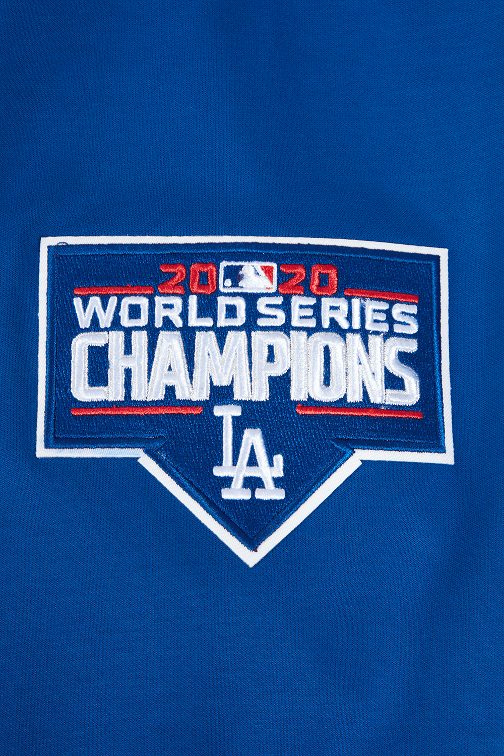 MLB LOS ANGELES DODGERS CLASSIC CHENILLE MEN'S PULLOVER HOODIE (DOGERS BLUE)