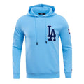 MLB LOS ANGELES DODGERS CLASSIC CHENILLE MEN'S PULLOVER HOODIE (UNIVERSITY BLUE)
