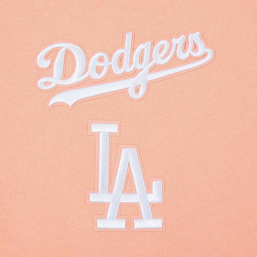 MLB LOS ANGELES DODGERS WINGSPAN MEN'S DROP SHOULDER FLC CREWNECK (GUAVA)