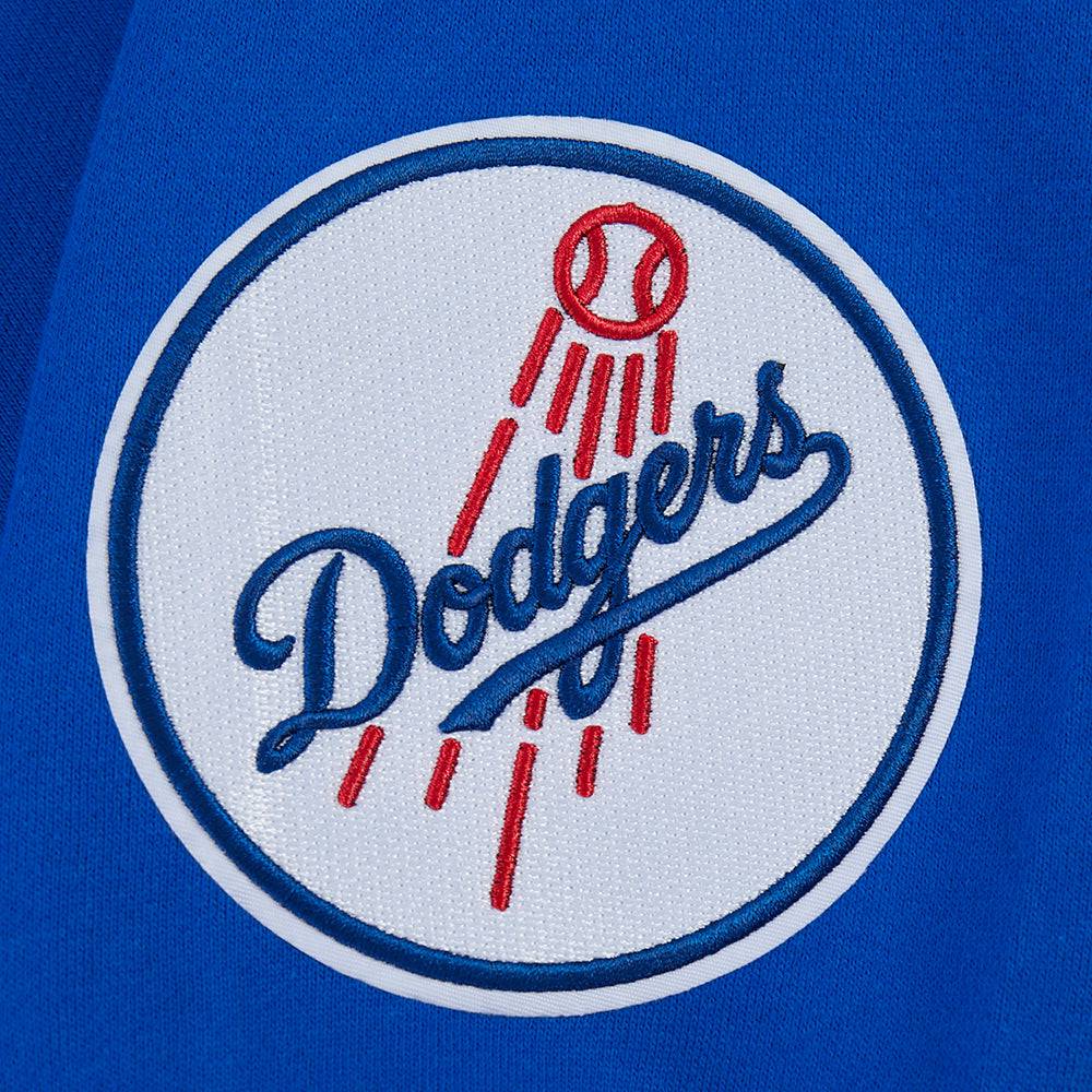 MLB LOS ANGELES DODGERS WINGSPAN MEN'S DROP SHOULDER FLC CREWNECK (ROYAL BLUE)
