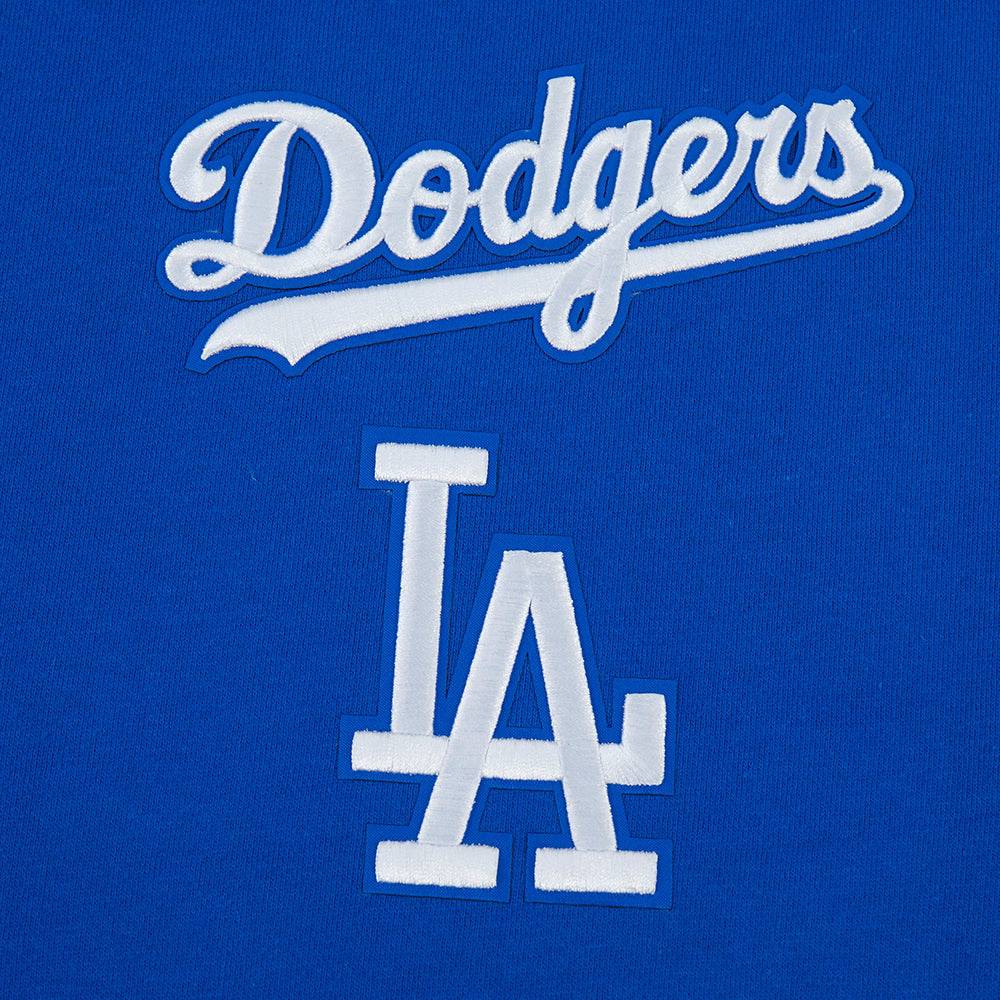 MLB LOS ANGELES DODGERS WINGSPAN MEN'S DROP SHOULDER FLC CREWNECK (ROYAL BLUE)