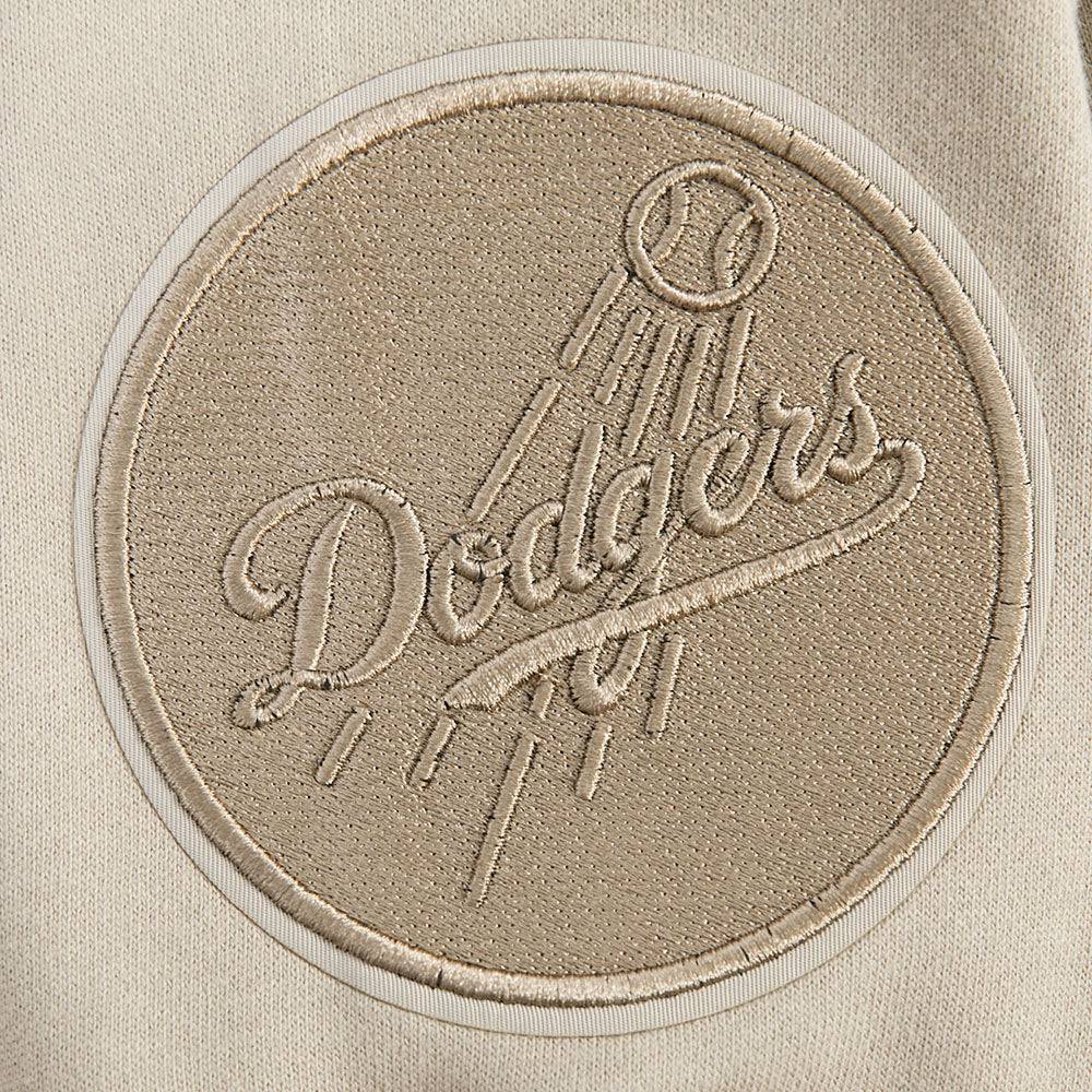 MLB LOS ANGELES DODGERS WINGSPAN MEN'S DROP SHOULDER FLC CREWNECK (TAUPE)