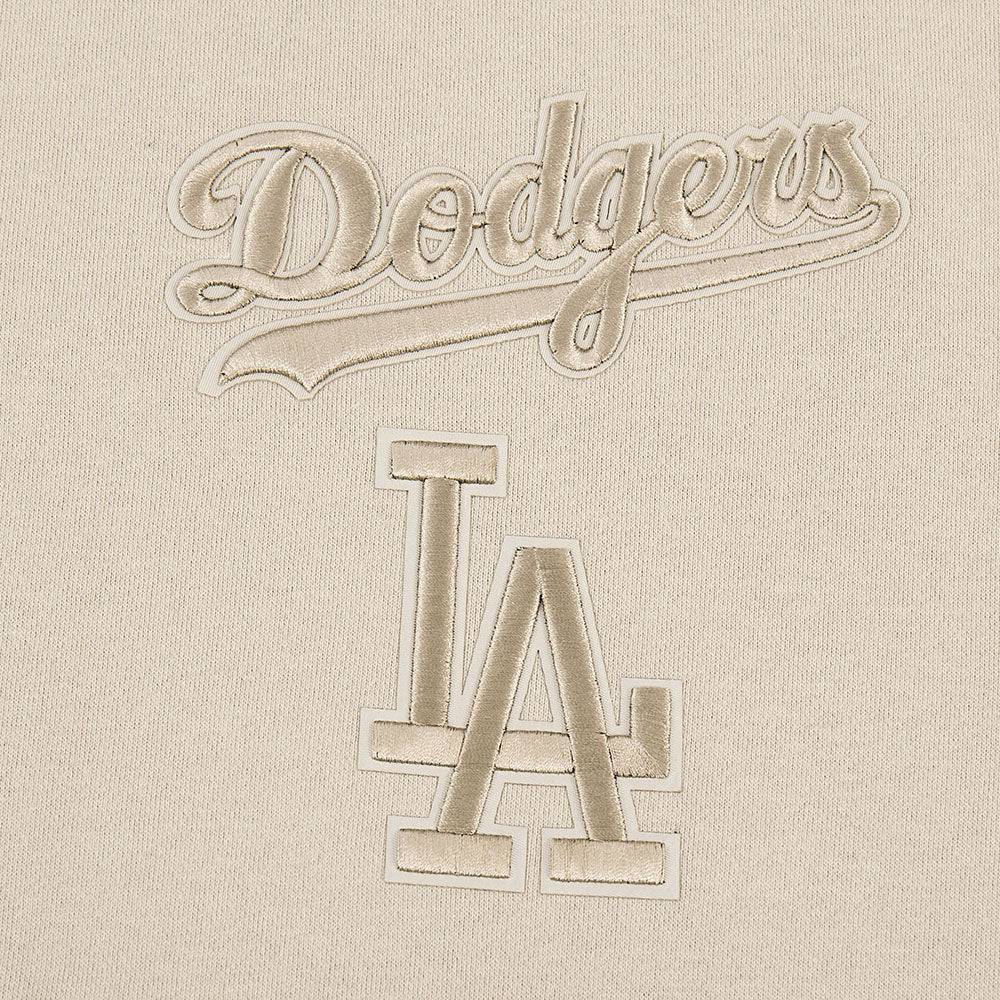 MLB LOS ANGELES DODGERS WINGSPAN MEN'S DROP SHOULDER FLC CREWNECK (TAUPE)
