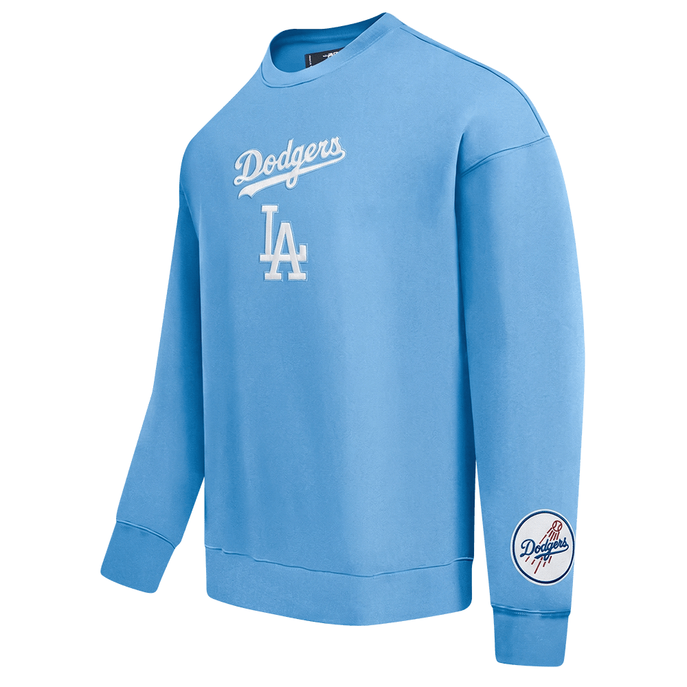 SUÉTER DE CUELLO REDONDO FLC PARA HOMBRE MLB LOS ANGELES DODGERS WINGSPAN (AZUL UNIVERSITARIO)