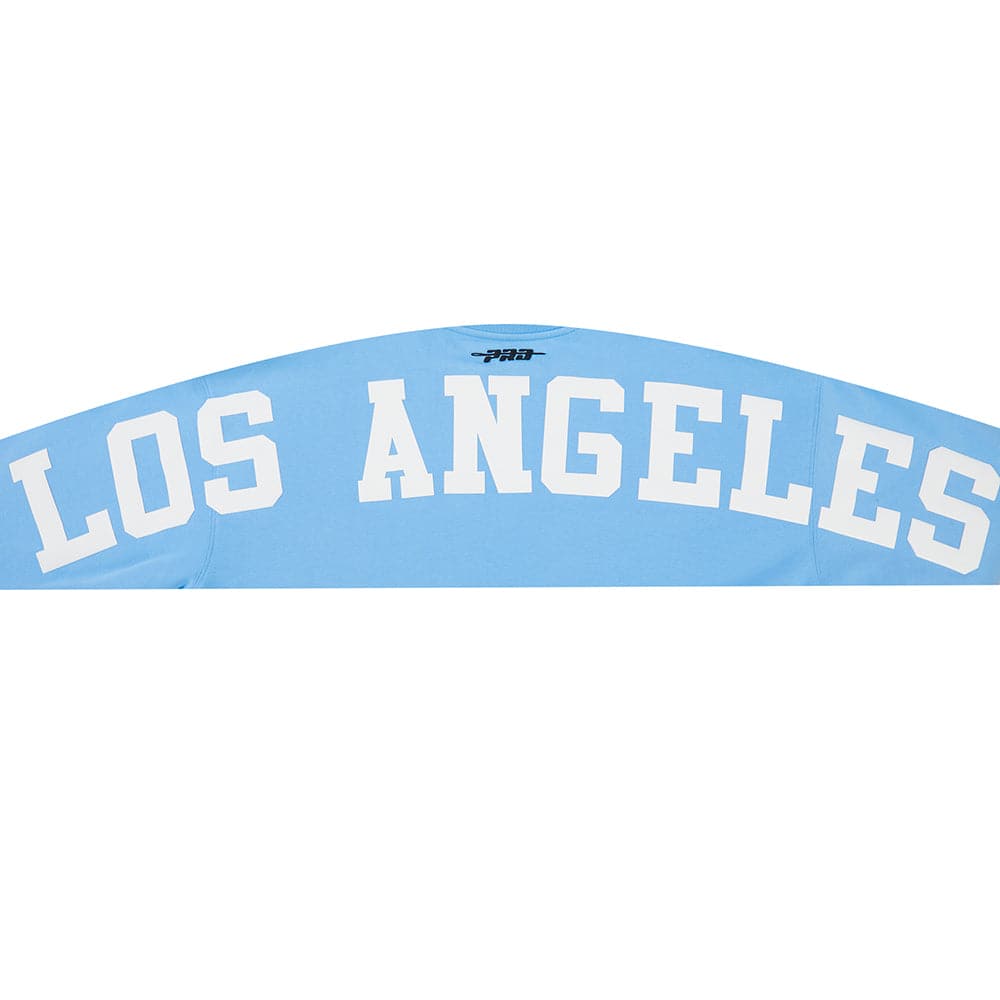 SUÉTER DE CUELLO REDONDO FLC PARA HOMBRE MLB LOS ANGELES DODGERS WINGSPAN (AZUL UNIVERSITARIO)
