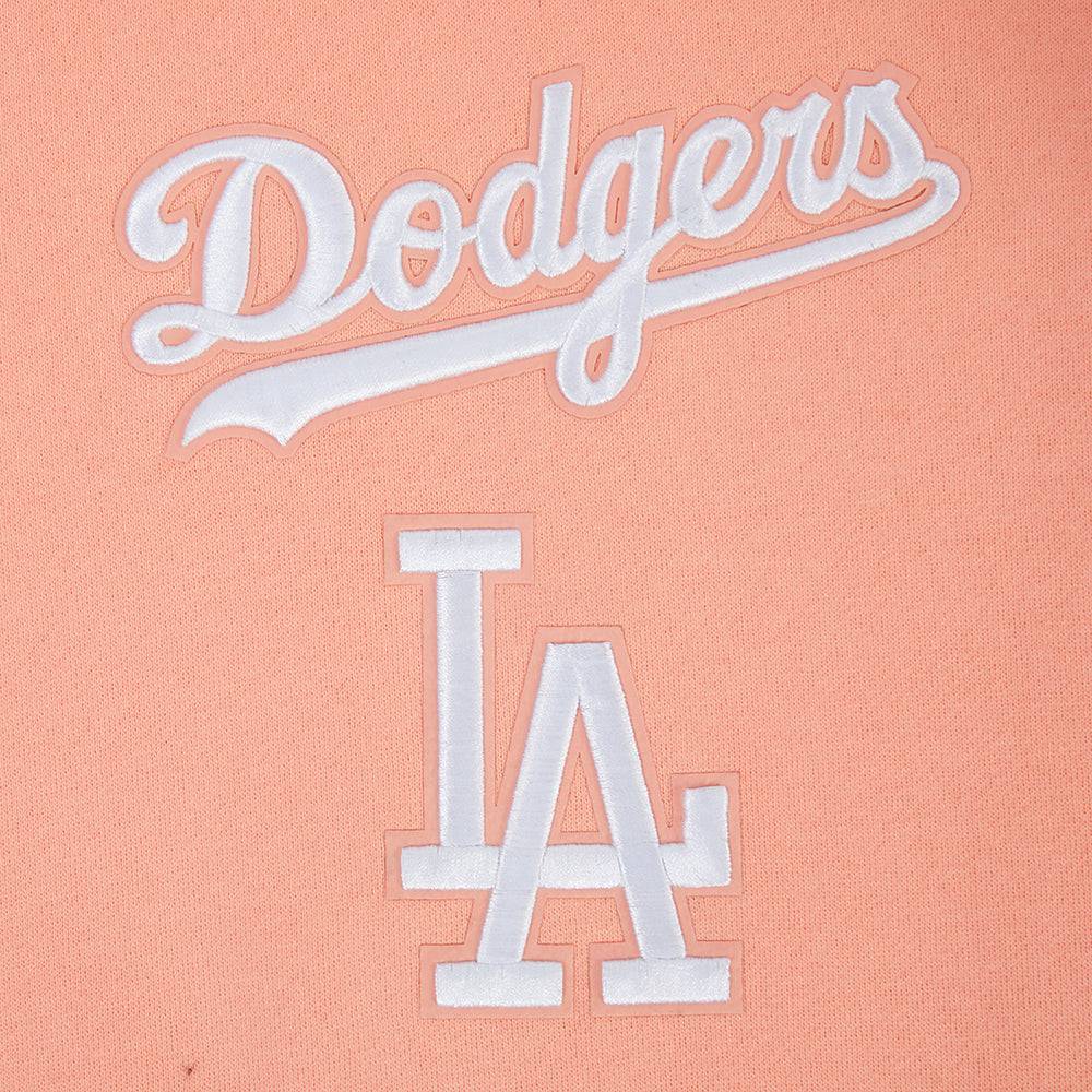 MLB LOS ANGELES DODGERS WINGSPAN MEN'S DROP SHOULDER FLC PO HOODIE V2 (GUAVA)