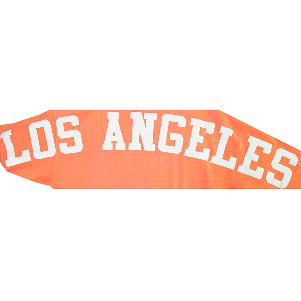 MLB LOS ANGELES DODGERS WINGSPAN MEN'S DROP SHOULDER FLC PO HOODIE V2 (GUAVA)
