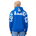 MLB LOS ANGELES DODGERS WINGSPAN MEN'S DROP SHOULDER FLC PO HOODIE V2 (ROYAL BLUE)