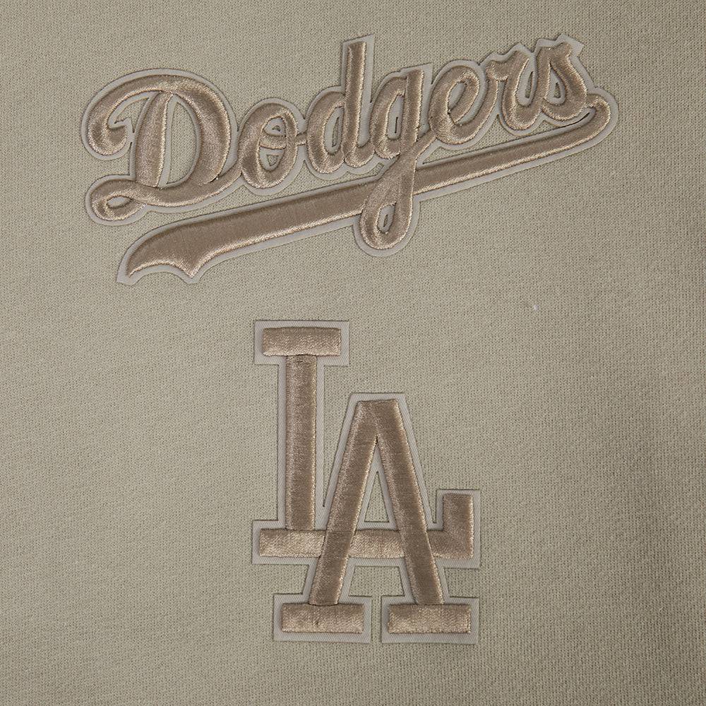 MLB LOS ANGELES DODGERS WINGSPAN SUDADERA CON CAPUCHA HOMBRE HOMBROS CAÍDOS FLC PO V2 (BEIGE)