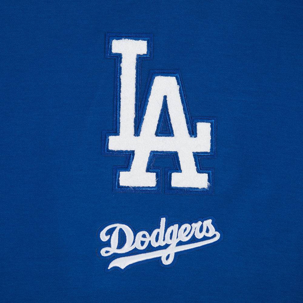 MLB LOS ANGELES DODGERS SUDADERA CON CAPUCHA DK PO DE CHENILLA CLÁSICA PARA HOMBRE (AZUL DODGER)