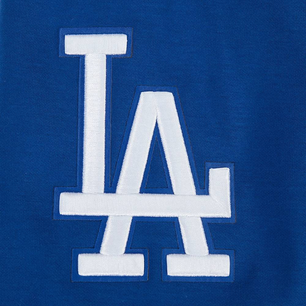 MLB LOS ANGELES DODGERS SUDADERA CON CAPUCHA DK PO DE CHENILLA CLÁSICA PARA HOMBRE (AZUL DODGER)