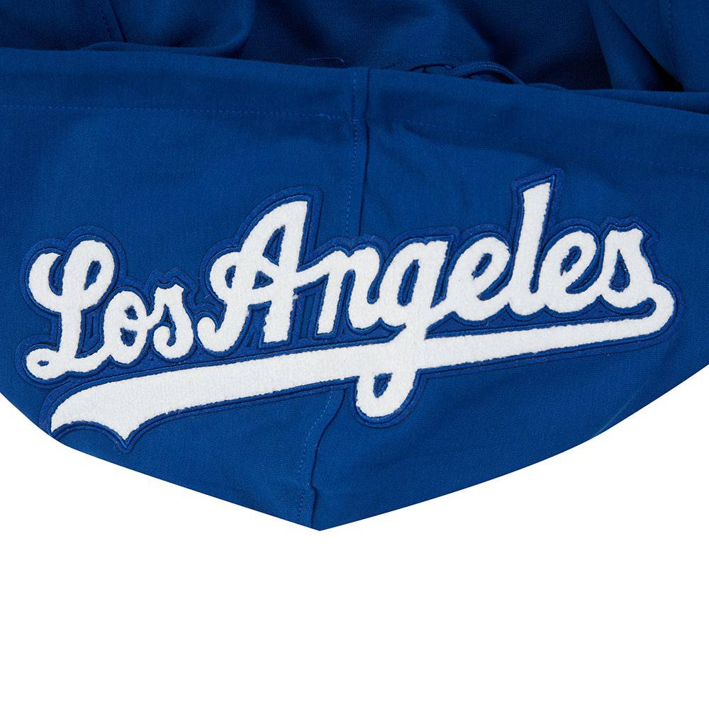 MLB LOS ANGELES DODGERS SUDADERA CON CAPUCHA DK PO DE CHENILLA CLÁSICA PARA HOMBRE (AZUL DODGER)
