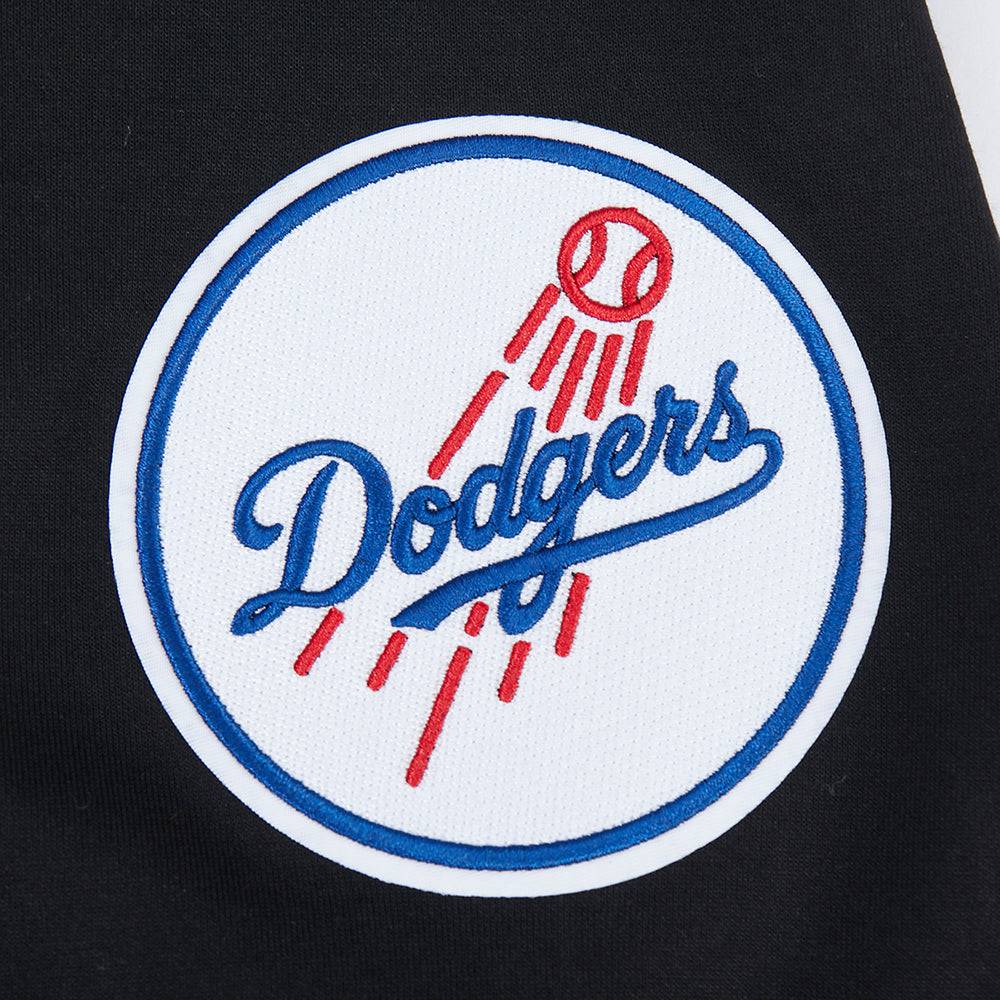 MLB LOS ANGELES DODGERS CLASSIC CHENILLE MEN'S DK FZ HOODIE (BLACK)