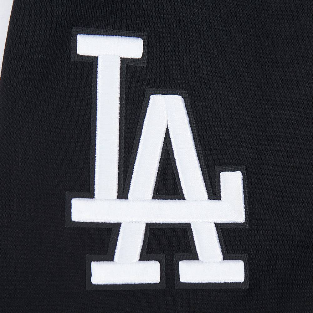 MLB LOS ANGELES DODGERS CLASSIC CHENILLE MEN'S DK FZ HOODIE (BLACK)