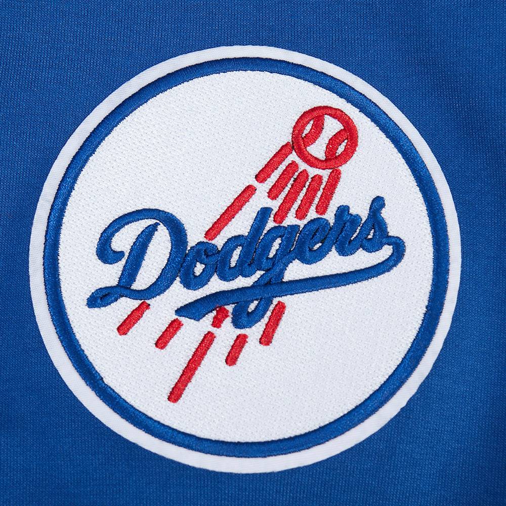 MLB LOS ANGELES DODGERS CLASSIC CHENILLE MEN'S DK FZ HOODIE (DODGER BLUE)
