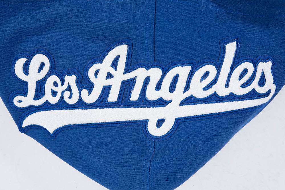 MLB LOS ANGELES DODGERS CLASSIC CHENILLE MEN'S DK FZ HOODIE (DODGER BLUE)