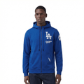 MLB LOS ANGELES DODGERS CLASSIC CHENILLE MEN'S DK FZ HOODIE (DODGER BLUE)