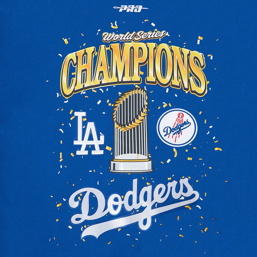 MLB LOS ANGELES DODGERS MLB WORLD SERIES 2025 MEN´S DROP SHOULDER FLC PO HOODIE (DODGER BLUE)