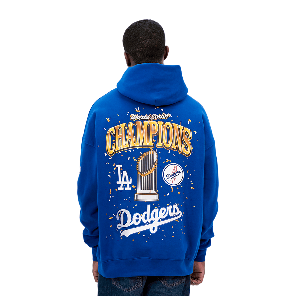 MLB LOS ANGELES DODGERS MLB WORLD SERIES 2025 MEN´S DROP SHOULDER FLC PO HOODIE (DODGER BLUE)