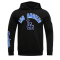 MLB LOS ANGELES DODGERS CLASSIC MEN'S PULLOVER HOODIE (BLACK)