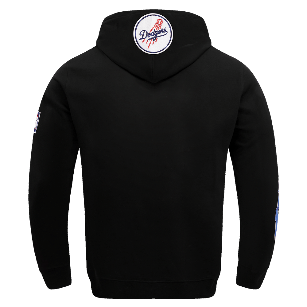 MLB LOS ANGELES DODGERS CLASSIC MEN'S PULLOVER HOODIE (BLACK)