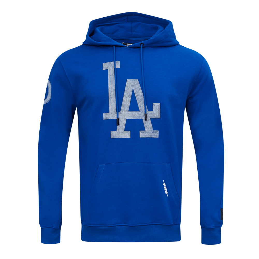 MLB LOS ANGELES DODGERS VARSITY BLUES MEN'S PULLOVER HOODIE (DODGER BLUE)