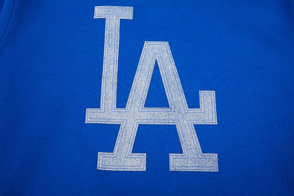 MLB LOS ANGELES DODGERS VARSITY BLUES MEN'S PULLOVER HOODIE (DODGER BLUE)