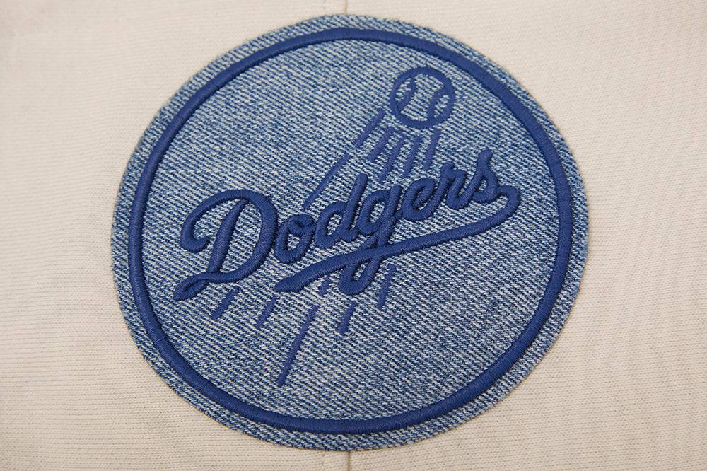MLB LOS ANGELES DODGERS VARSITY BLUES MEN'S PULLOVER HOODIE (LINEN)