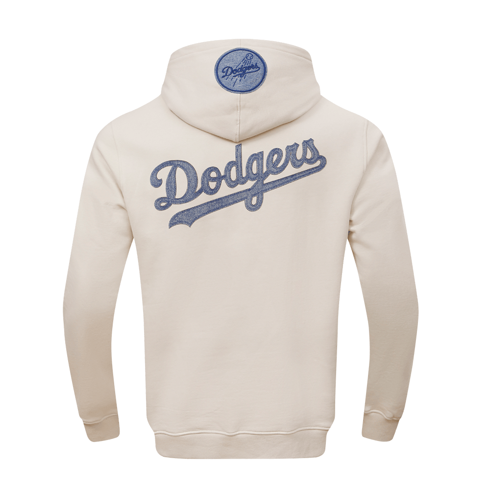 MLB LOS ANGELES DODGERS VARSITY BLUES MEN'S PULLOVER HOODIE (LINEN)