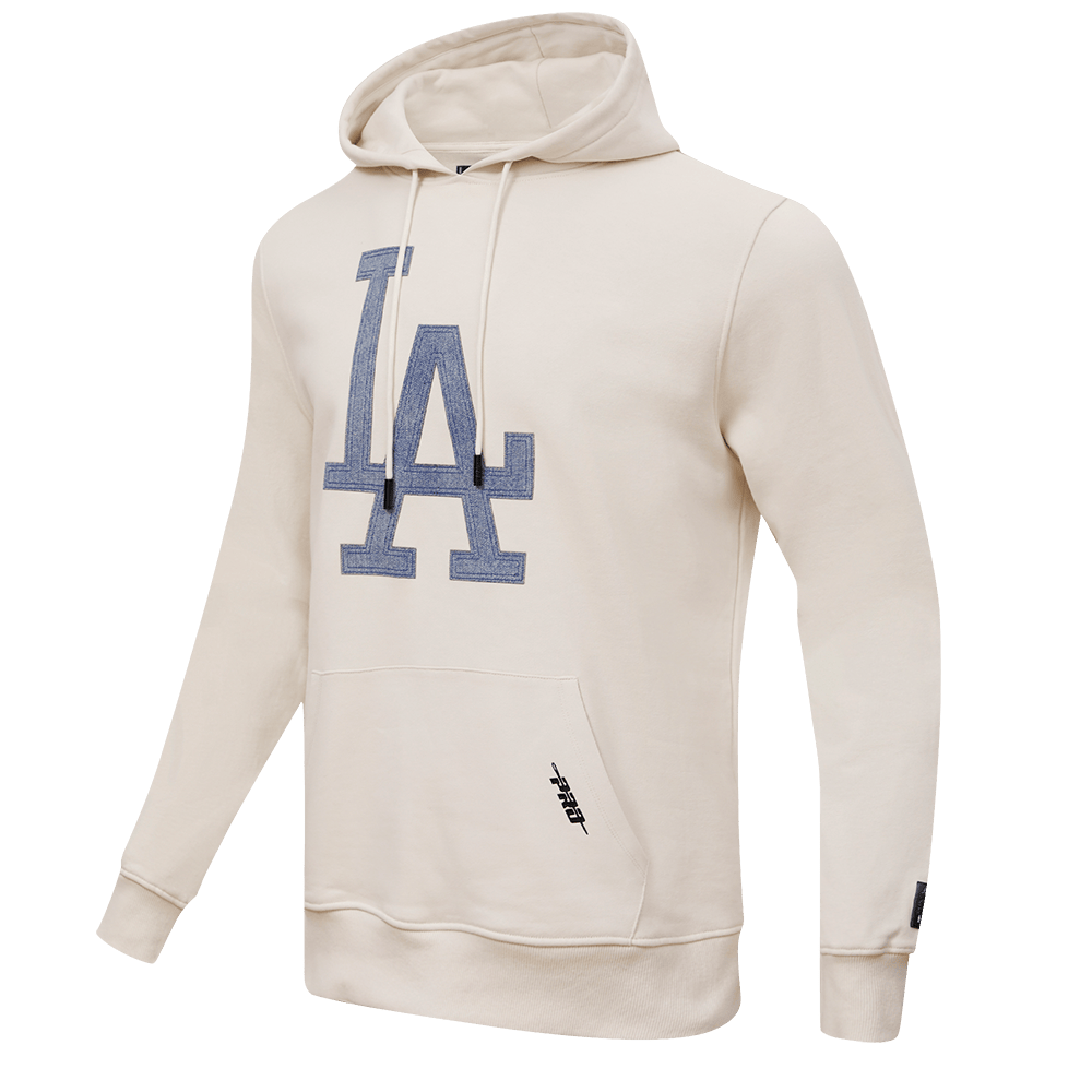 MLB LOS ANGELES DODGERS VARSITY BLUES MEN'S PULLOVER HOODIE (LINEN)