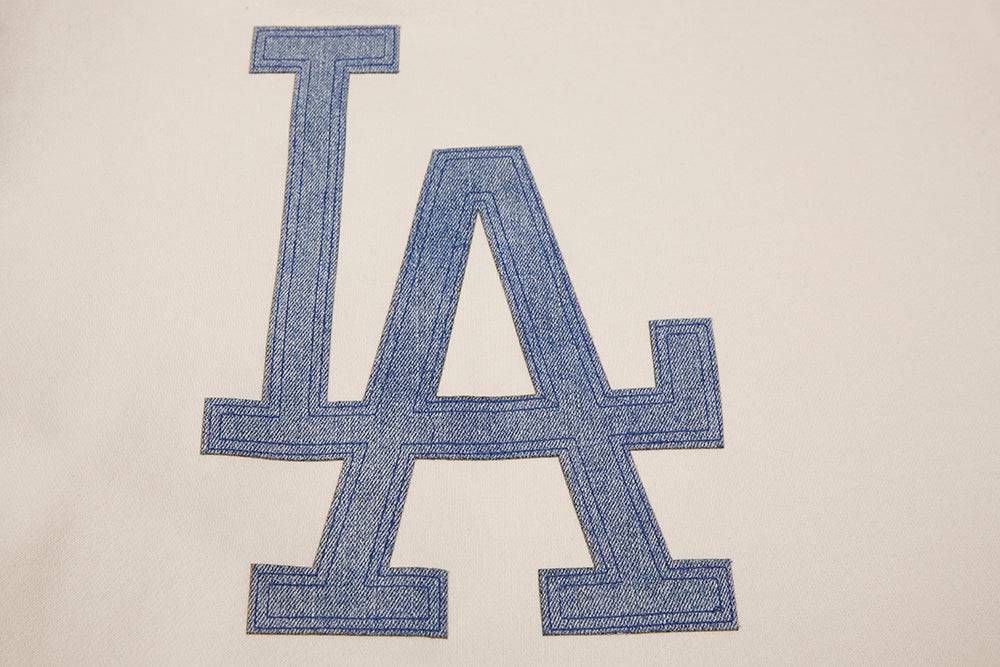 MLB LOS ANGELES DODGERS VARSITY BLUES MEN'S PULLOVER HOODIE (LINEN)