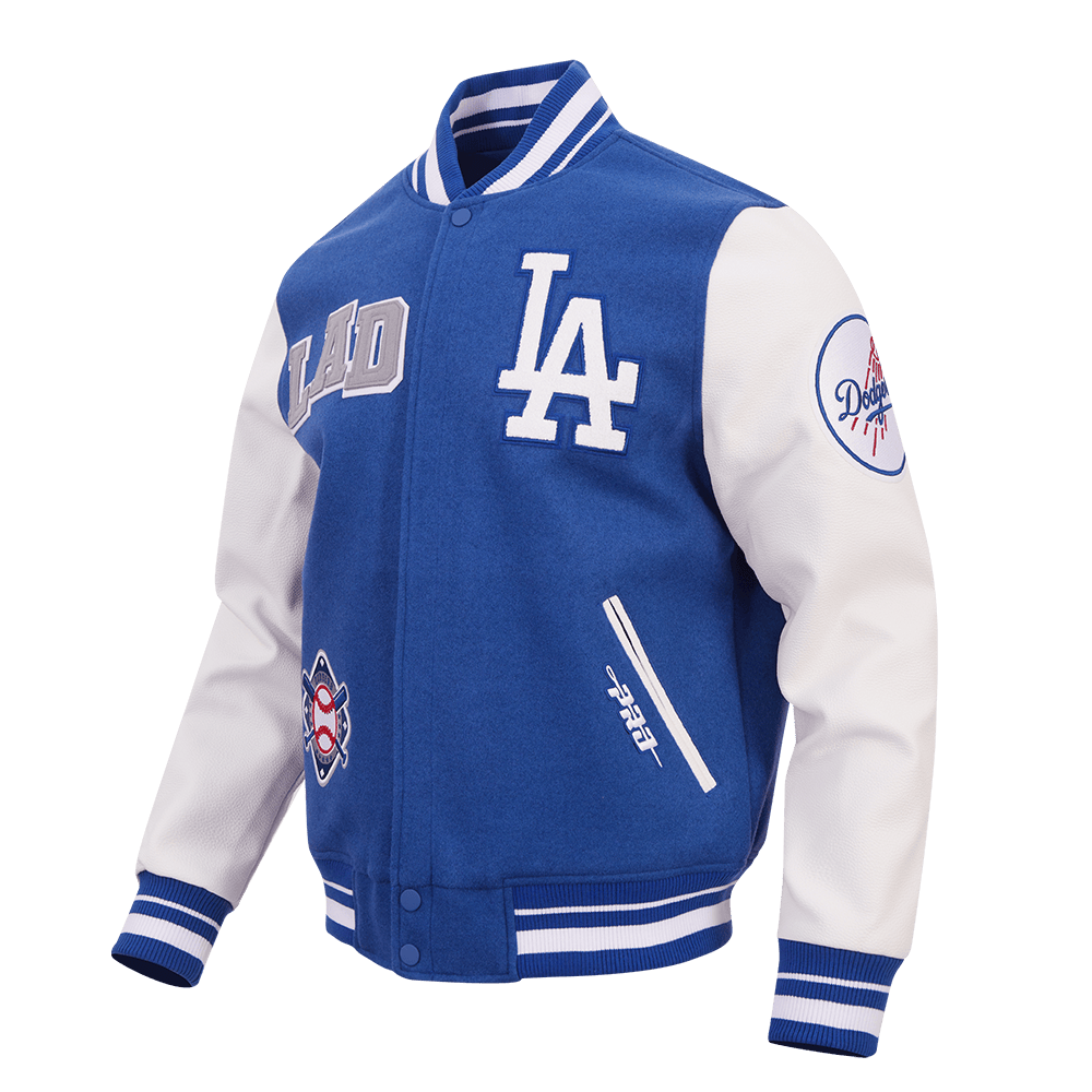 CHAQUETA VARSITY PARA HOMBRE MLB LOS ANGELES DODGERS LETTERMAN (AZUL DODGER/BLANCO)