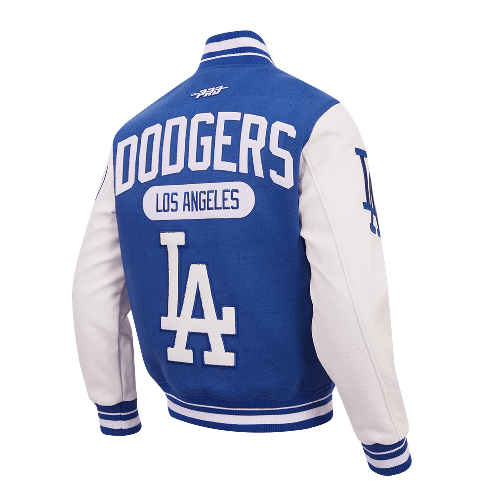CHAQUETA VARSITY PARA HOMBRE MLB LOS ANGELES DODGERS LETTERMAN (AZUL DODGER/BLANCO)