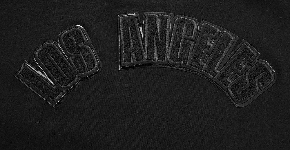 MLB LOS ANGELES DODGERS TRIPLE BLACK WOMEN'S BOXY TOP (TRIPLE BLACK)