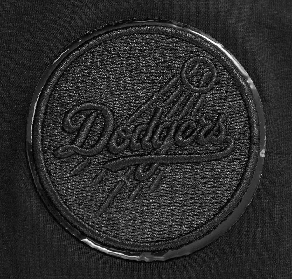 MLB LOS ANGELES DODGERS TRIPLE BLACK WOMEN'S BOXY TOP (TRIPLE BLACK)