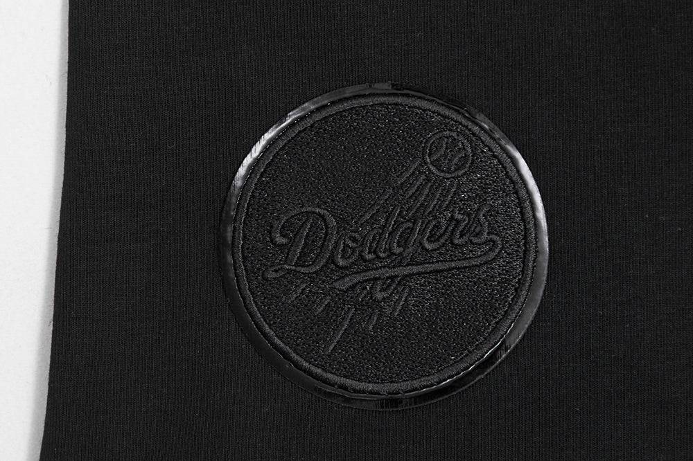MLB LOS ANGELES DODGERS TRIPLE BLACK WOMEN'S SINGLE JERSEY SLIM FIT TOP (TRIPLE BLACK)