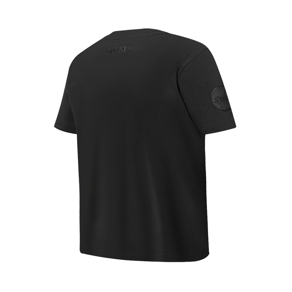 MLB LOS ANGELES DODGERS TRIPLE BLACK BIG BOYS SHORT SLEEVE TOP (BLACK)