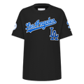 MLB LOS ANGELES DODGERS CLASSIC BIG BOYS SHORT SLEEVE TOP (BLACK)