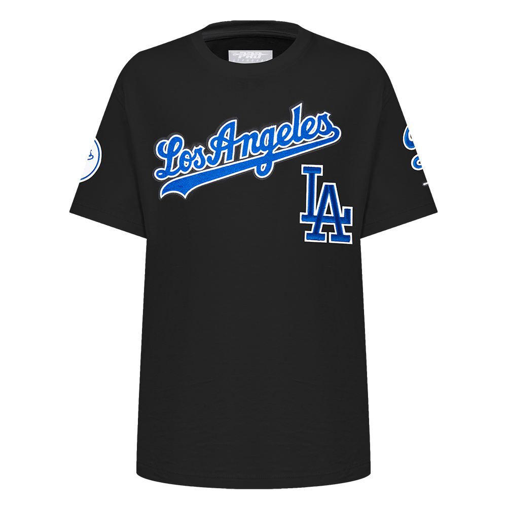 MLB LOS ANGELES DODGERS CLASSIC BIG BOYS SHORT SLEEVE TOP (BLACK)
