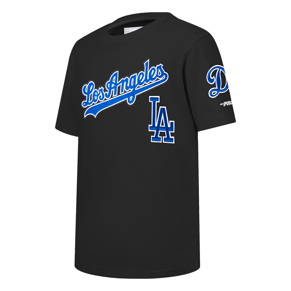 MLB LOS ANGELES DODGERS CLASSIC BIG BOYS SHORT SLEEVE TOP (BLACK)