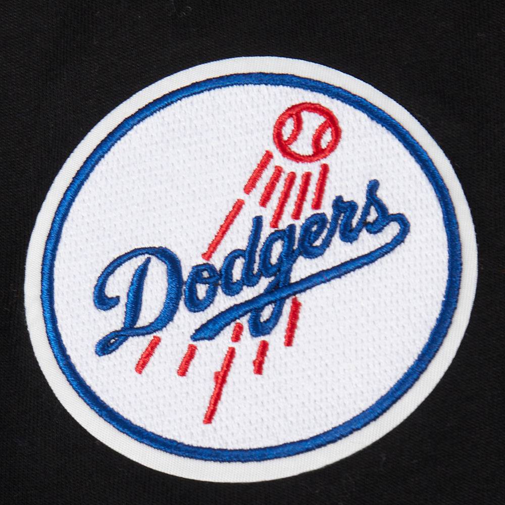 MLB LOS ANGELES DODGERS CLASSIC BIG BOY'S SS STRIPED RIB TOP (BLACK)