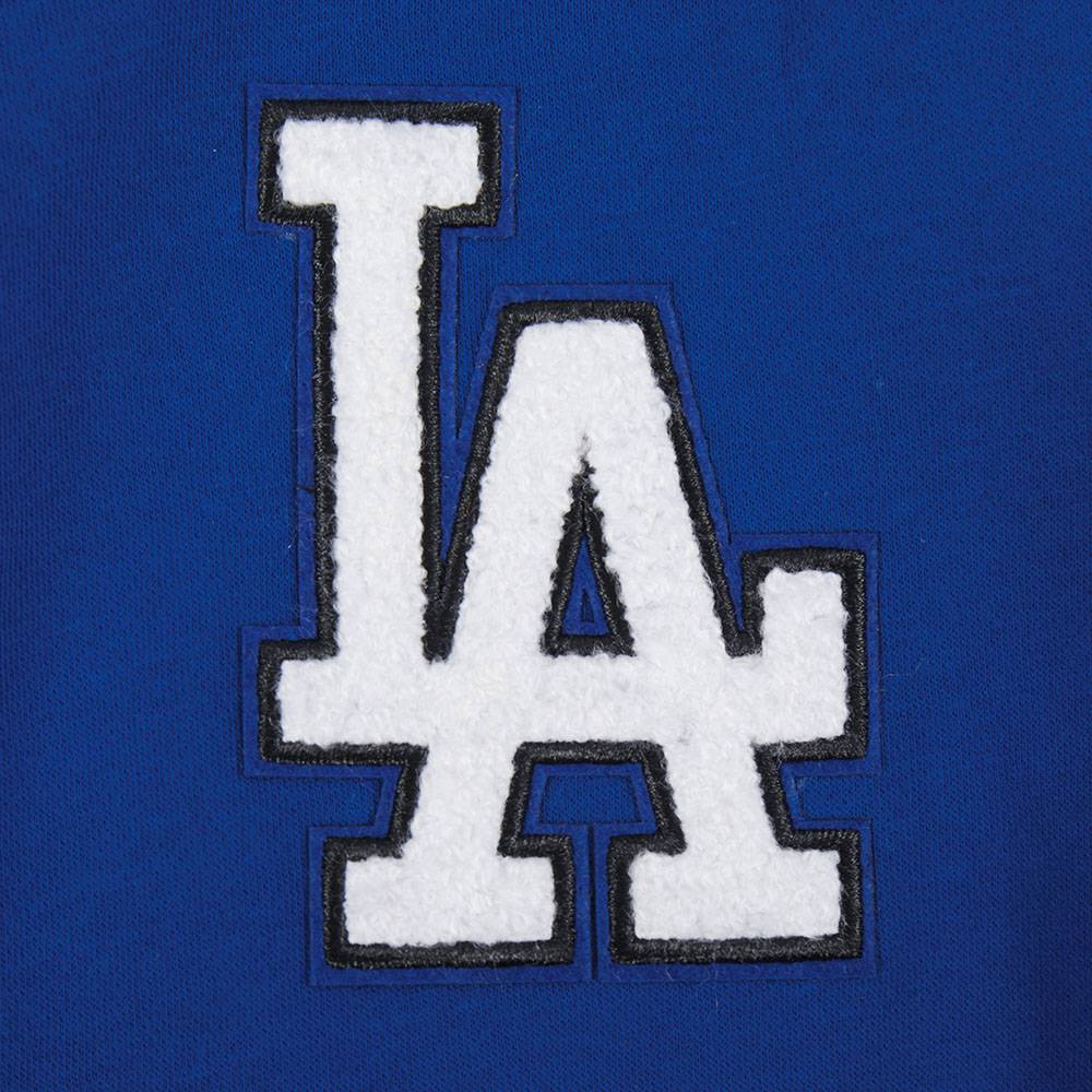 MLB LOS ANGELES DODGERS CLASSIC BIG BOYS FLEECE FULL ZIP HOODIE (DODGER BLUE)