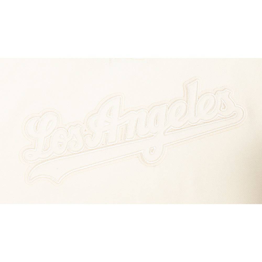 MLB LOS ANGELES DODGERS NEUTRAL BIG GIRLS FLEECE CREWNECK (EGGSHELL)