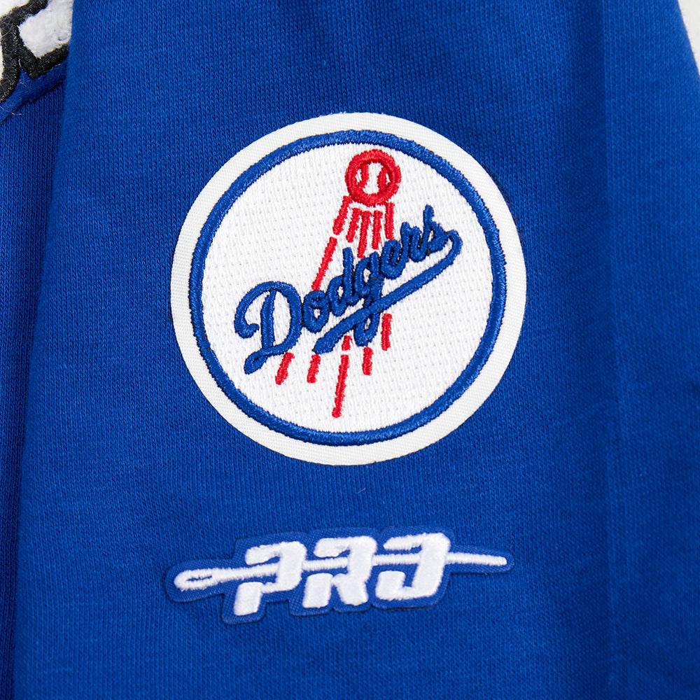 MLB LOS ANGELES DODGERS CLASSIC BIG GIRLS FLEECE CREWNECK (DODGER BLUE)