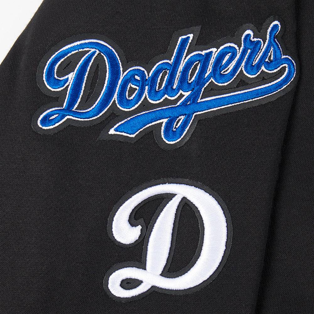 MLB LOS ANGELES DODGERS CLASSIC BIG GIRLS FLEECE PO HOODIE (BLACK)