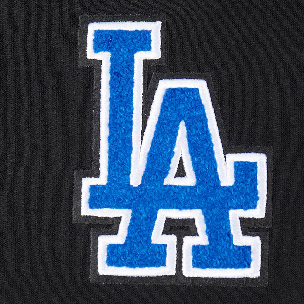 MLB LOS ANGELES DODGERS CLASSIC BIG GIRLS FLEECE PO HOODIE (BLACK)