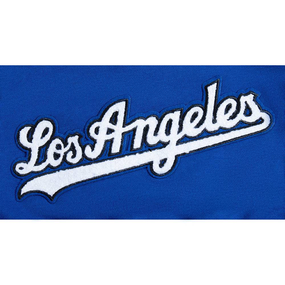 MLB LOS ANGELES DODGERS CLASSIC BIG GIRLS FLEECE FZ HOODIE (DODGER BLUE)