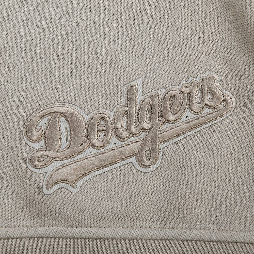 MLB LOS ANGELES DODGERS NEUTRAL BIG GIRL'S  FLEECE PO HOODIE (TAUPE)