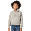 MLB LOS ANGELES DODGERS NEUTRAL BIG GIRL'S  FLEECE PO HOODIE (TAUPE)