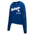 MLB LOS ANGELES DODGERS LEGACY WOMEN'S FLC CREWNECK (DODGER BLUE)